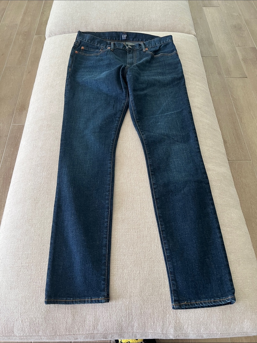 GAP Men's Deep Blue Skinny Jeans 31X32